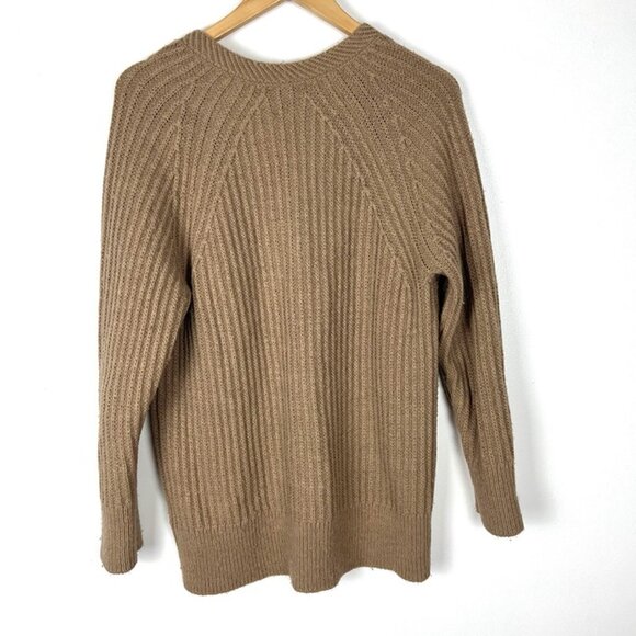 Vintage Y2k Banana Republic Wool Blend Sweater Sz S Deep V Next Oversized Fit - Picture 3 of 7